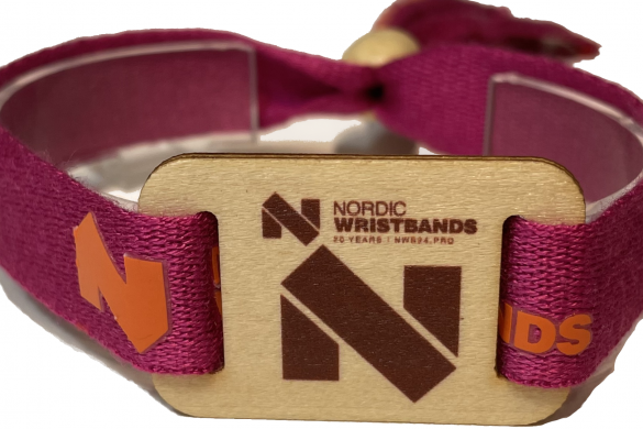 Eco wristbands with Wooden RFID tag